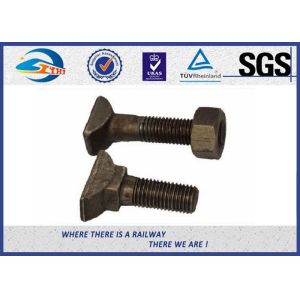 Buy cheap HS26 & HS32 T Style Railway Bolt Clamp Plain Oiled & Zinc Plated , Clip Bolt from wholesalers