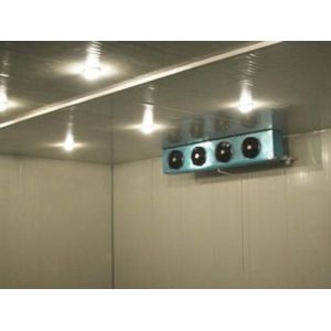 Buy cheap 2.0mm Checker Plate Cold Storage Chiller Recessed curved corner meat cold room from wholesalers