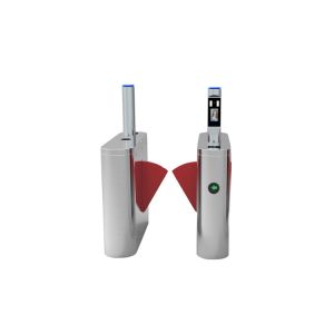 Face Recognition 35W SUS304 Flap Barrier Gate LED Indicator