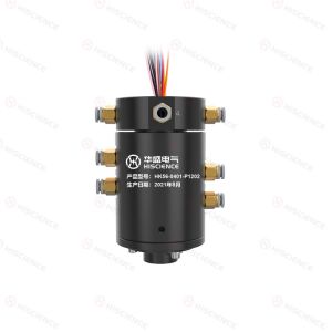 4 Passages Electrical Rotary Unions 12 Circuits 2A Low Maintenance