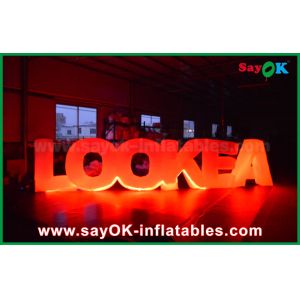 Giant Inflatable Led Letter Lookea Lighting Outdoor Inflatable Decorations For