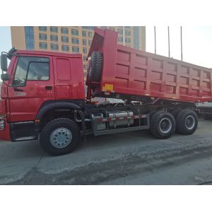 Buy cheap SINOTRUK HOWO 380HP LHD Tipper Dump Truck 6X4 RED from wholesalers