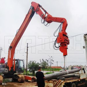 25ton L25m Sheet Pile Driving Excavator Pile Hammer