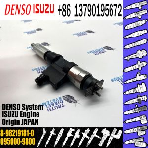 Buy cheap High Quality Common Rail Injector 095000-9800 Diesel Pump Injector 8-98219181-0 for ISUZU 4HK1 from wholesalers