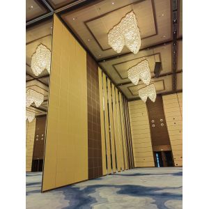 Buy cheap Meeting Room Wooden Acoustic Partition Wall Sliding Ceiling Panels Customized from wholesalers