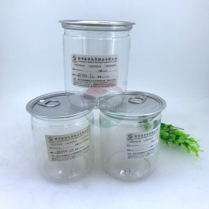 Buy cheap Sealable Jar Wide Mouth With Aluminum Lid And PE Lids Nuts And Cookies Storage Containers Candy And Snack Jar Transparent Food Grade Jam Jar Plastic from wholesalers