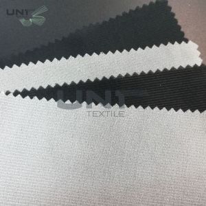 100% Polyester Mesh New Warp Knit Woven Fusible Interlining Fabric For Suit