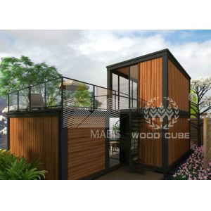 Modern Design Prefabricated Modular Homes 2 Floor Type Hurricane Proof