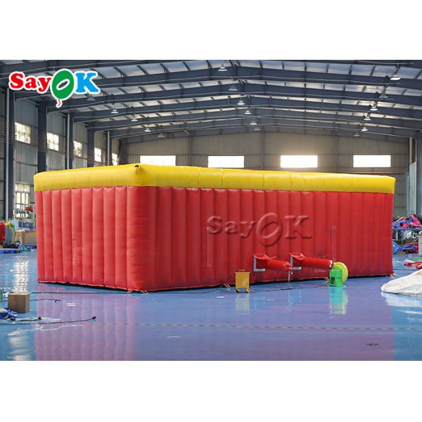 Tent Inflatable 8m 26.5ft Inflatable Air Tent Fire Education House For Fire Drill