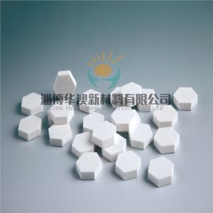 Buy cheap 92% 95% Alumina Ceramic Plates Hexagon Shape Mosaic Tiles from wholesalers