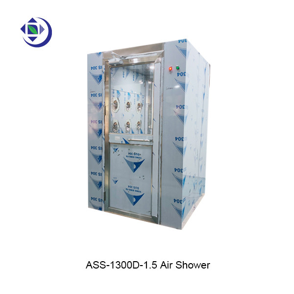 Quality 2 Side Blowing 1.2mm SUS304 Air Shower Room With Swing Doors for sale