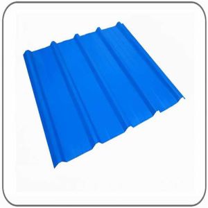 Buy cheap cheap building materials 840mm blue roofing sheet with 0.326mm for garage from wholesalers