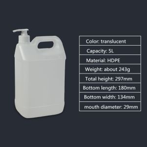 Buy cheap Durable and 10 Litre Square HDPE Plastic Water Alcohol Oil Container Bottle with Pump from wholesalers