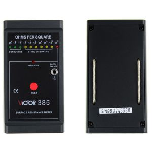 Black Portable ESD Wrist Strap Tester Static Electricity Detection Monitor