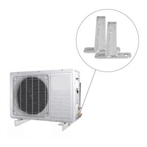 Stamped Aluminum Air Conditioner Bracket with Thickness Depending on Material