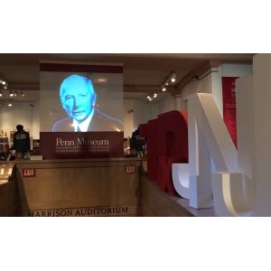 High Resolution Adhesive Rear Projection Film For Glass , 3D Holographic