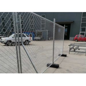 Buy cheap 7 Ft Height Temporary Construction Site Fencing Hot Dipped Galvanized With Chain Link Mesh from wholesalers