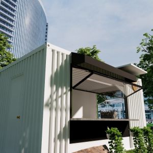 Detachable Container House with Fireproof EPS Sandwich Panel and Customizable
