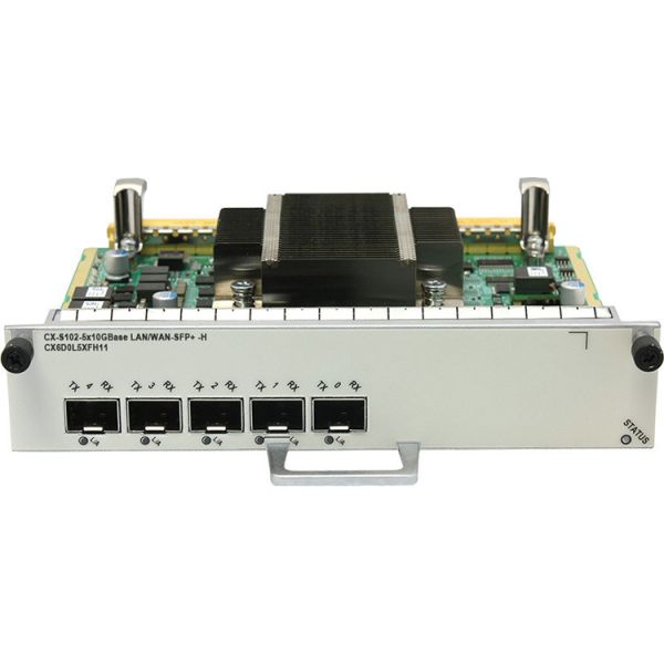 Quality CX600 03032AWL CX6D0L5XFH11 CX-S102-5x10GBase LAN/WAN-SFP+ -H for sale