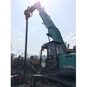 Buy cheap High Efficiency Excavator PC360 Pile Driving Arm Large And Small Arm Opening Angle 160 Degrees Q355B from wholesalers