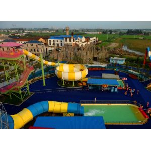 Buy cheap Safety Funnel Water Slide Commercial Playground Equipment Stainless Steel Structure from wholesalers