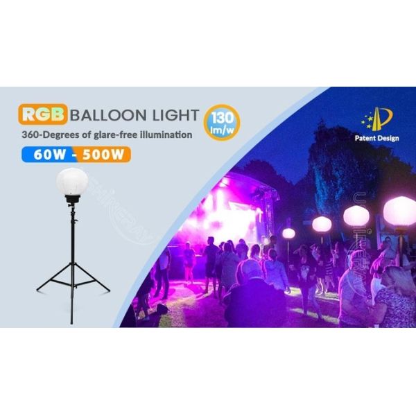 100W LED Tower Light 3000K 5000K Colorful Led Balloon Lamp For Events Decoration