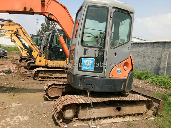 Hitachi in stock Used Hitachi 55 mini excavator for sale second hand hitachi 55 small digger in good condition
