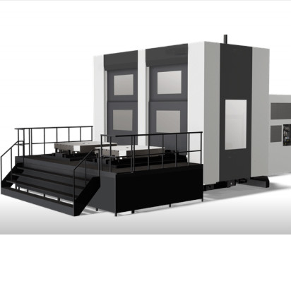 High Rigidity Roller Guide Horizontal Machining Center / Cnc Hmc Machine X/Y/Z
