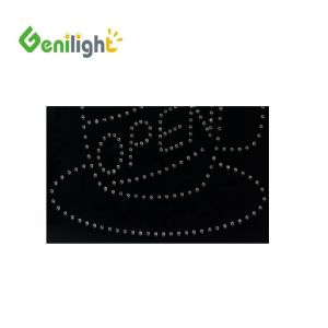 Buy cheap SDK Function Battery Powered Flashing LED Pizza Shop Open Sign Board With Animation from wholesalers