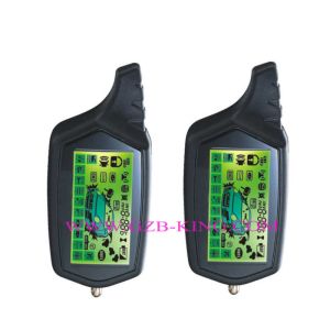 China FSK 5000M long range wth microwave sensor &remote  engine start 2 Way Car Alarm system on sale