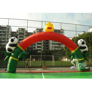 Buy cheap Newest hot sale panda advertising inflatable arch for outdoor use from wholesalers