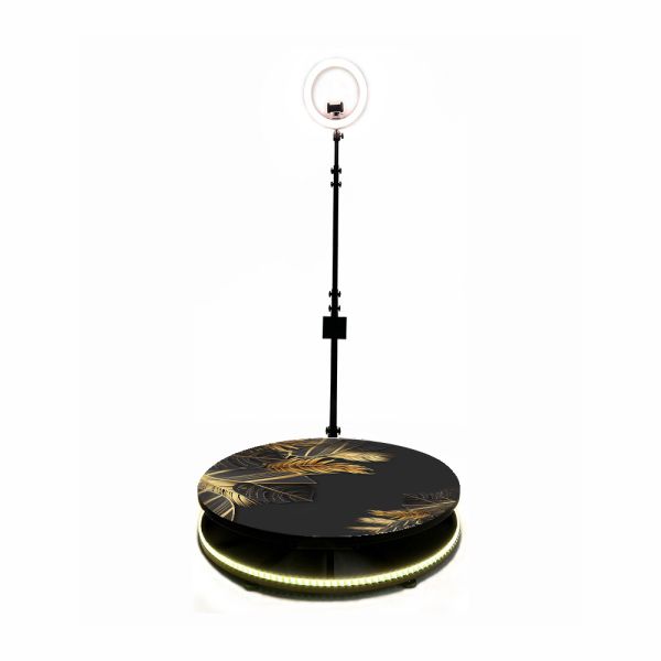 Slow Spinner Automatic 360 Photo Booth Metal Turntable Phone iPad Gopro Holder