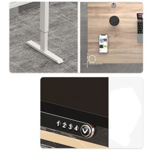 Buy cheap Modern 2 Stage Smart Electric Height Adjustable Computer Gaming Desk for Living Room from wholesalers