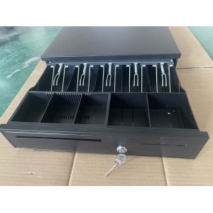 Buy cheap Modern Grey White Metal and ABS Plastic Cash Drawer with Five Grid Cash Notes Slots from wholesalers