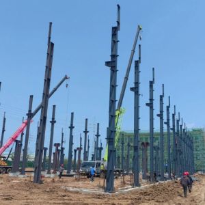 Buy cheap Customized Commercial Prefabricated Metal Buildings Light Steel Frame Construction from wholesalers