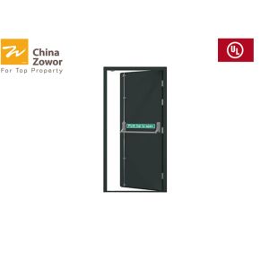 Buy cheap Powder Coated Galvanized Steel Single Leaf FD30 Fire Door / 90 mm Frame Depth from wholesalers
