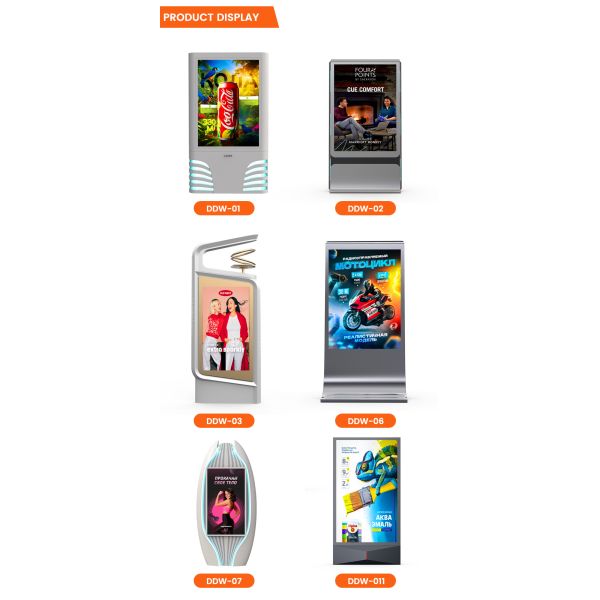 Easy installation P4 P5 P6 P8 P10 8000nits 3840hz mupi outdoor display led digital signage