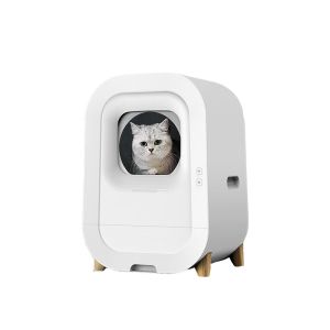 Intelligent Self Cleaning Automatic Smart Cat Litter Box with Remote Control and