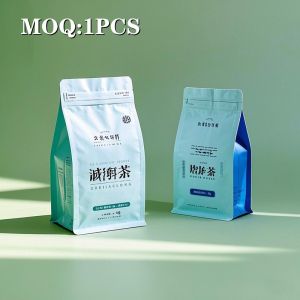Buy cheap Flat Bottom Zipper Bags For Coffee And Tea Packaging from wholesalers