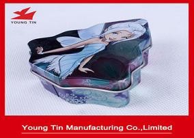 Buy cheap Christmas Tree Promotional Candy Gift Tins With Custom Artwork CMYK Printing from wholesalers