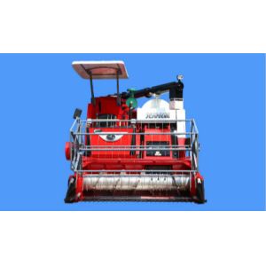 Buy cheap Full Feeding Whirling Unloading Rice And Wheat Combine Harvester 74kw from wholesalers