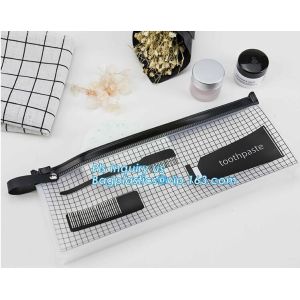 Buy cheap Flat Pouch Bag Type Clear PVC Plastic Slider k bag, swimwear packaging eva bags,slider zipper bags for towel, slid from wholesalers