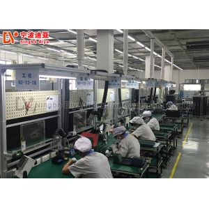 Buy cheap Belt Type Assembly Line Conveyor Attached Independent Working Tables For Electronics from wholesalers