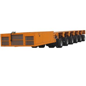 Cross Arm Suspension Lowbed Cargo Transport Spmt Trailer with Customization and