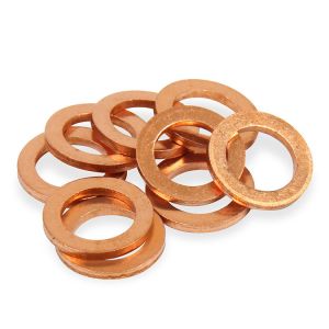 Buy cheap Copper Flat Washer with No Standard and Mechanical Dimentions Certification from wholesalers