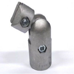 Buy cheap Useful Aluminum Pipe Connectors , Metal Tube Connectors With 2 Sets Bolt & Nut from wholesalers