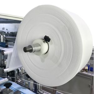 Eco Friendly Elastic Ear Loop Material , Sesame dots Spunbond Polypropylene