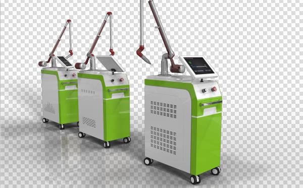 650nm led beam point;Korea imported Joint arm Laser Tattoo Removal Machines For