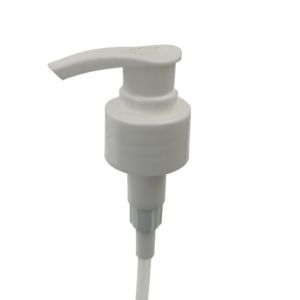 PP Plastic Left and Right 24/410 28/410 Smooth White Lotion Pump for Shampoo
