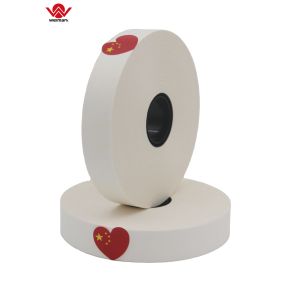 30mm Width Paper Binding Tape / Kraft Paper Strapping Tape For Banding Notebook